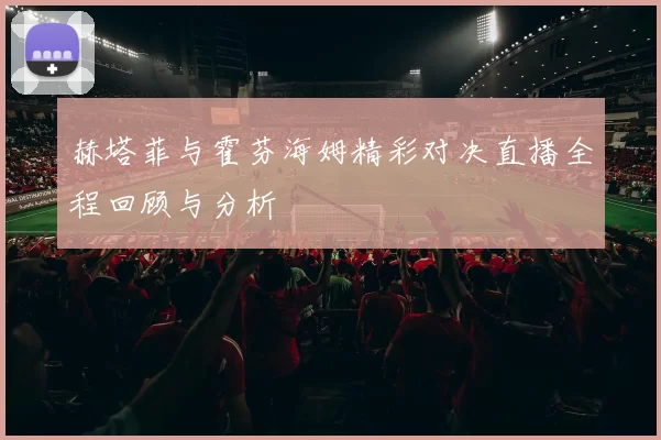 赫塔菲与霍芬海姆精彩对决直播全程回顾与分析
