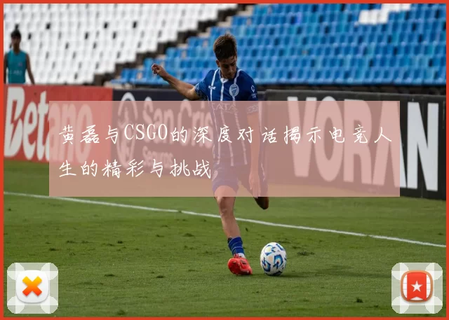 黄磊与CSGO的深度对话揭示电竞人生的精彩与挑战